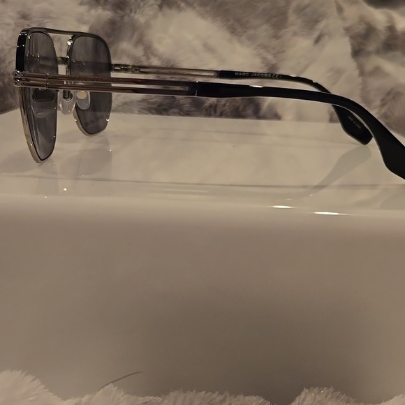 Marc Jacobs Black and Silver Sunglasses Brand New in Case main image 6